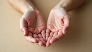 fd3f7e9e-247a-4c6a-b975-0cce889327cd | Aaria Rheumatology Hands outreached