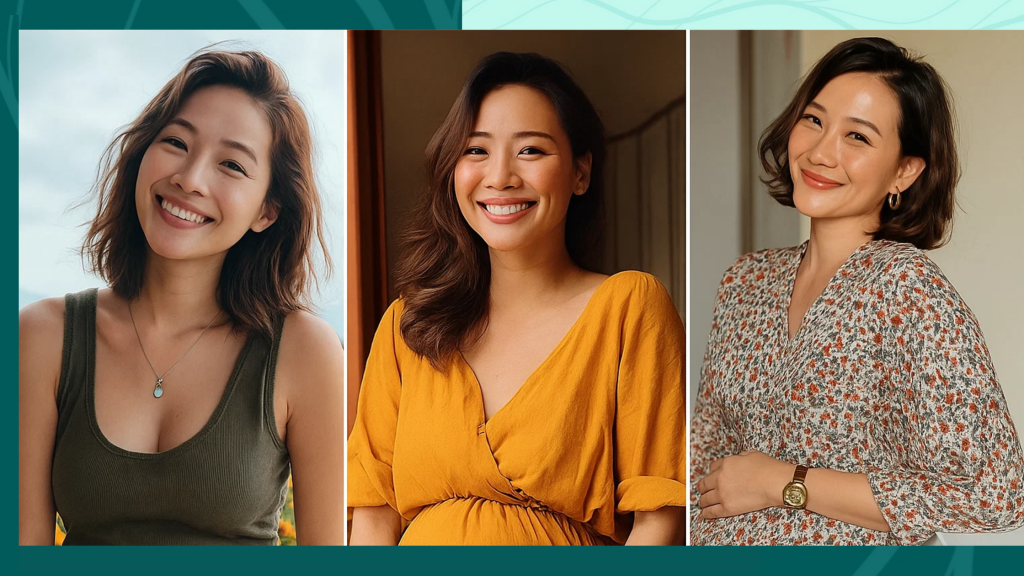 Collage of women at different life stages representing hormonal changes and their impact on autoimmune disease